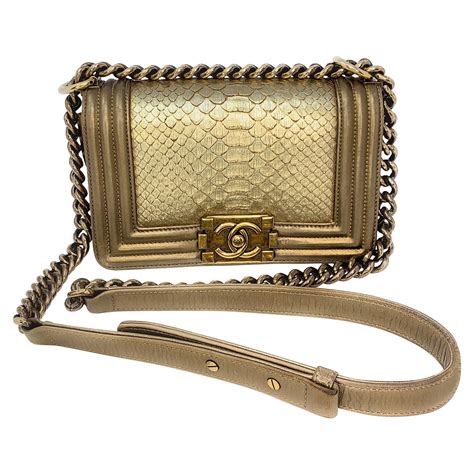 small python boy chanel flap bag price|chanel cambon python bag.